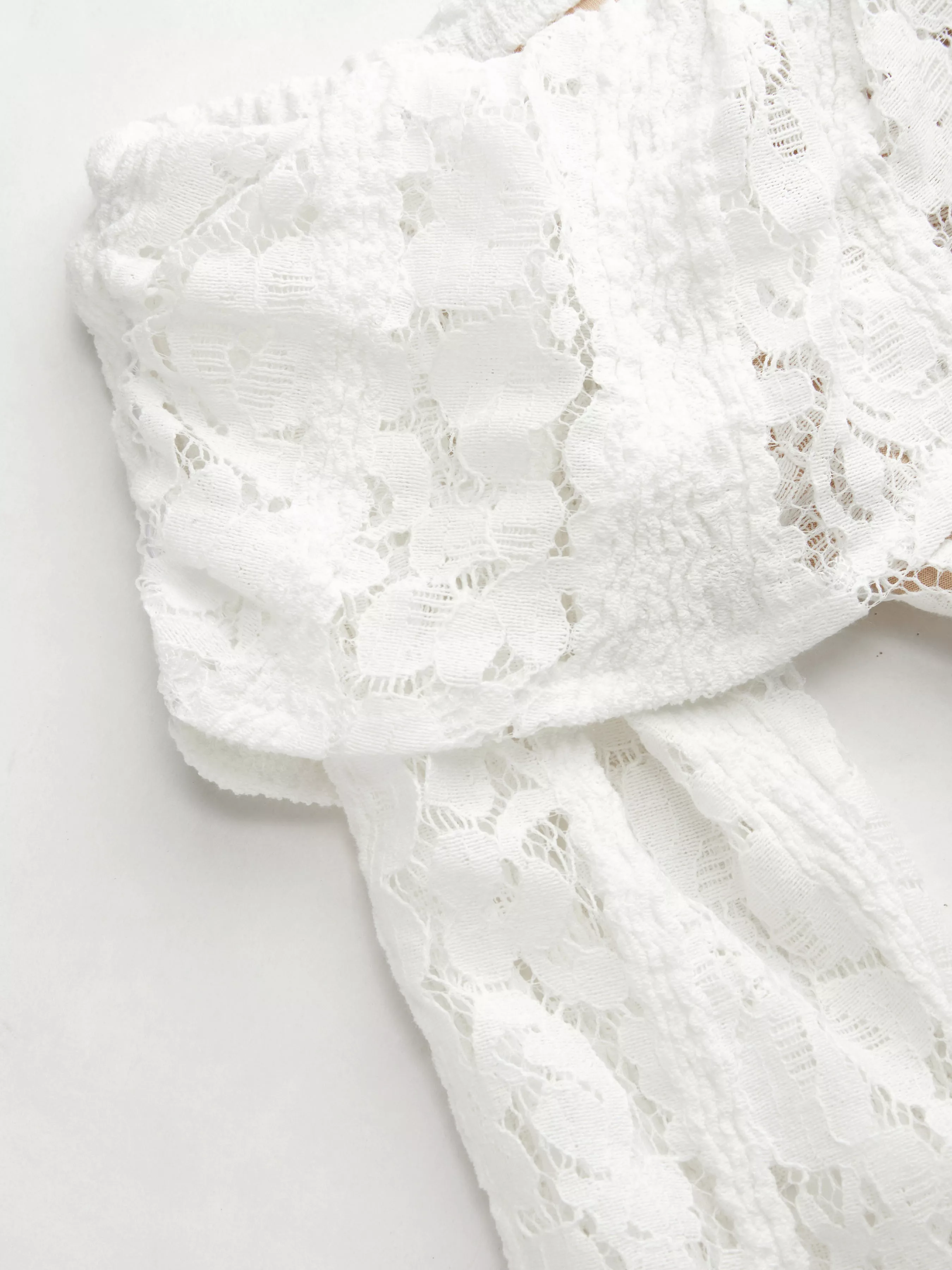 Off-Shoulder Lace Top with Bell Sleeves - Image 5
