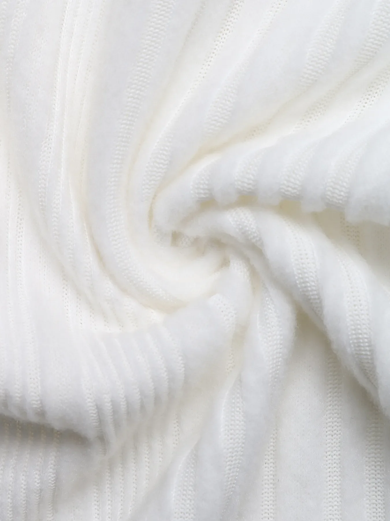 Off-Shoulder Ribbed Knit Top - Image 9