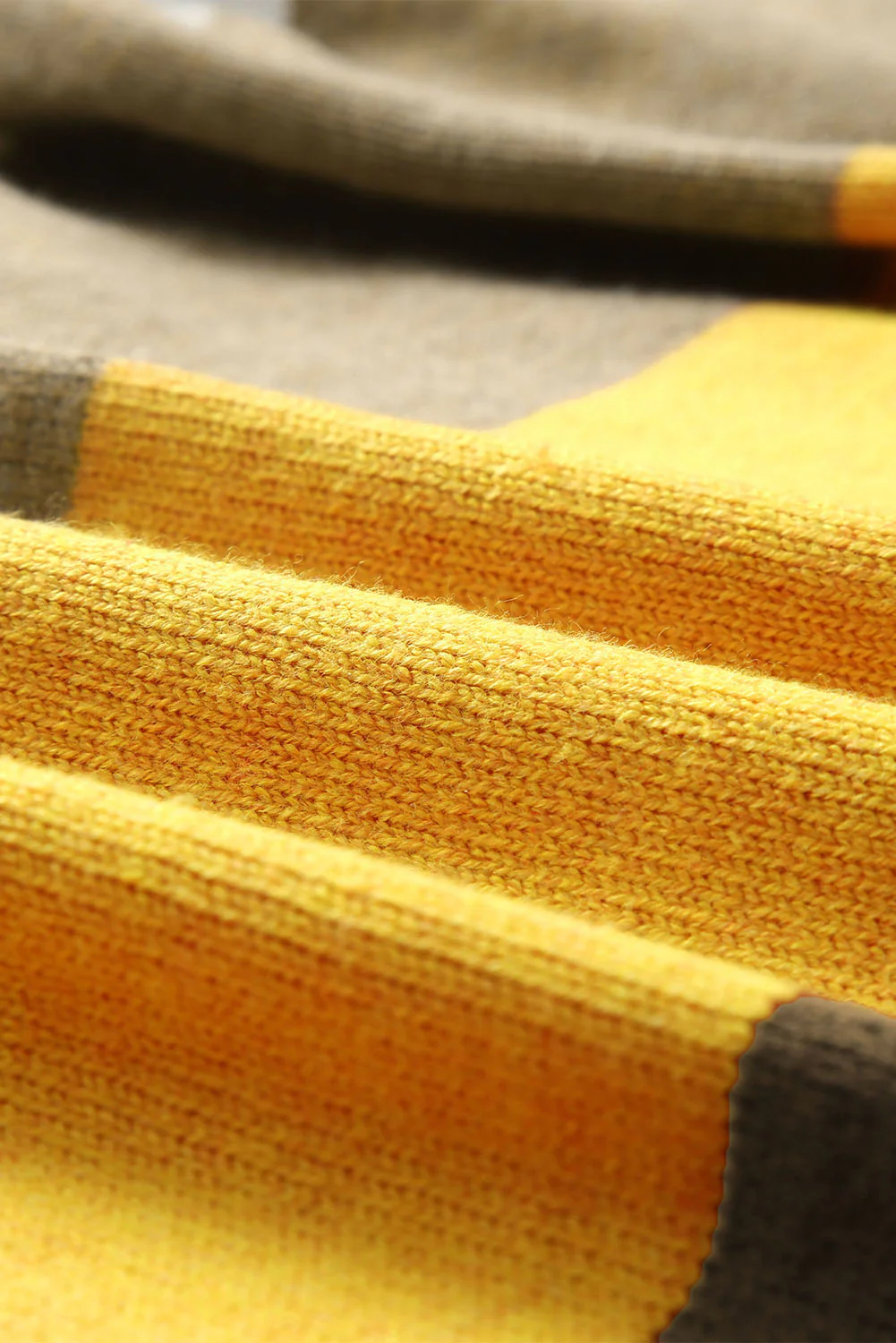 Open Front Color Block Cardigan - Image 12