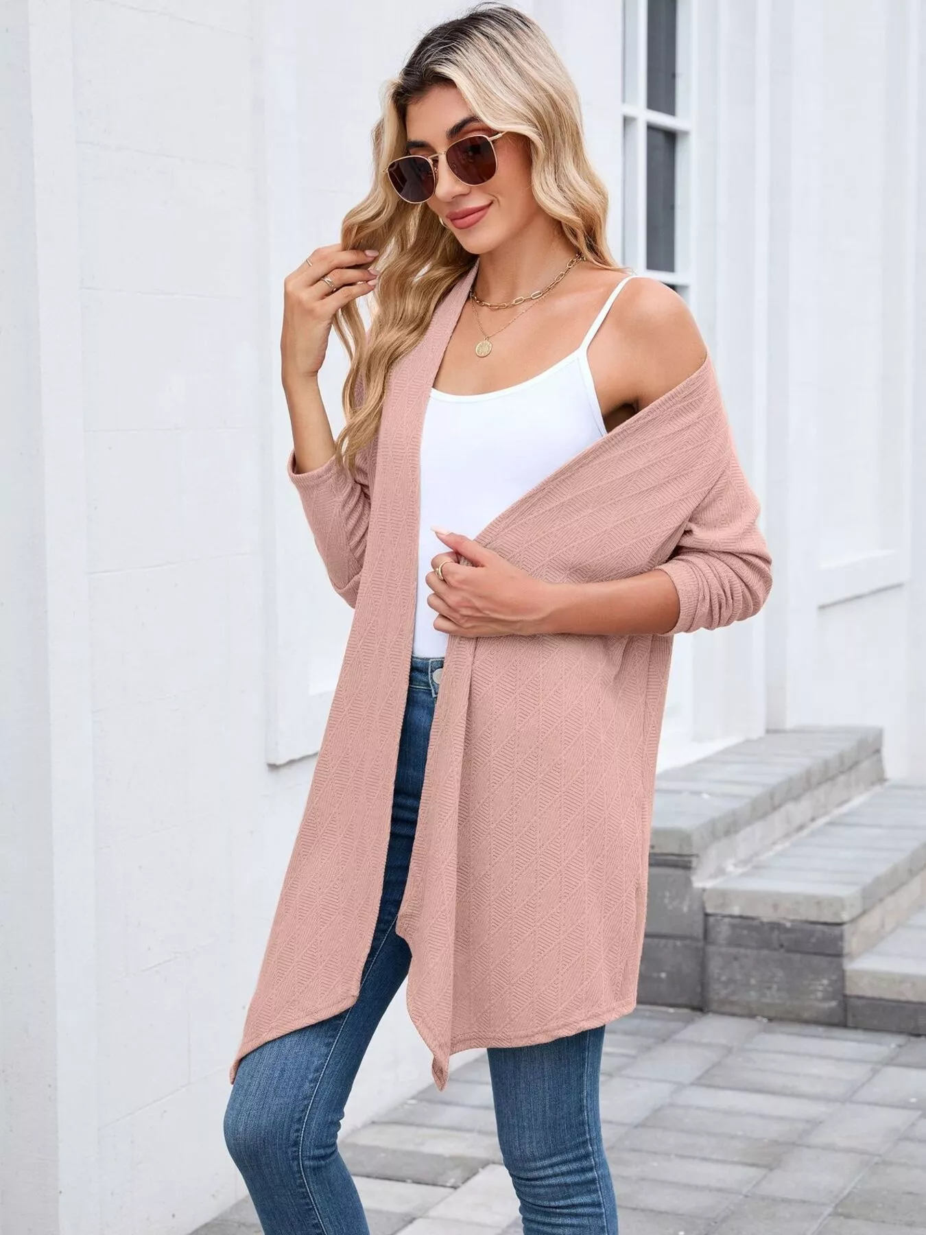 Open Front Long Cardigan - Image 21