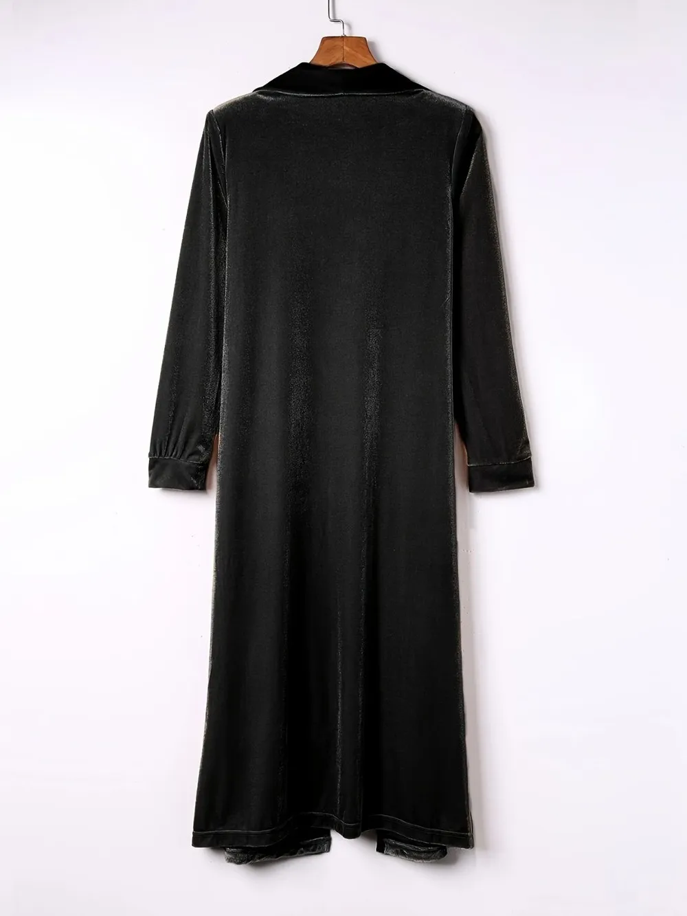Open Front Long Sleeve Coat - Image 15