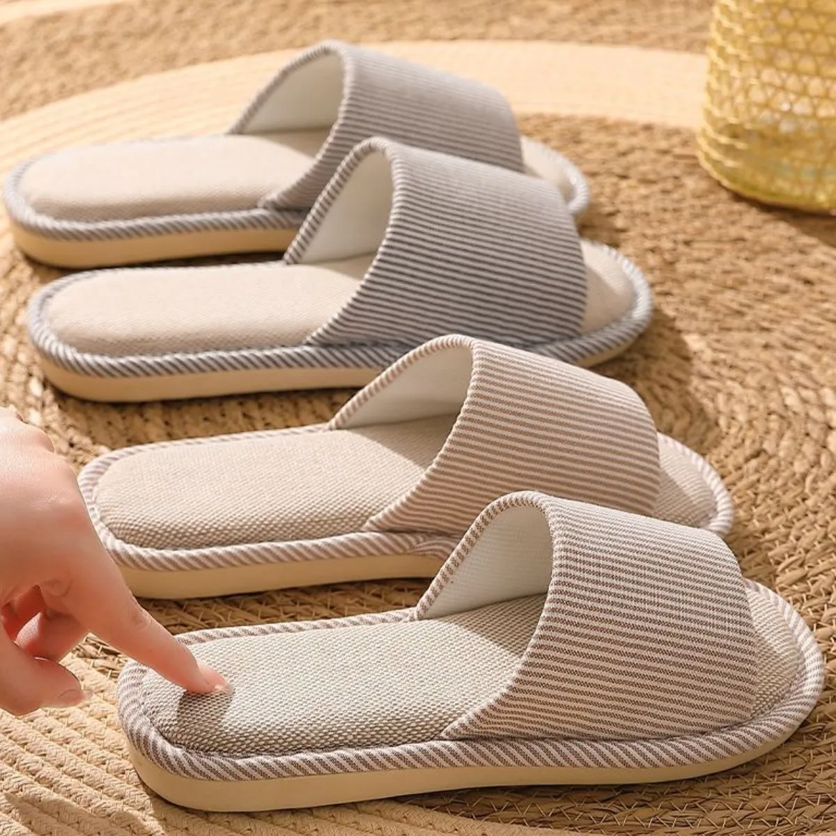 Open Toe Flats Slippers - Image 4