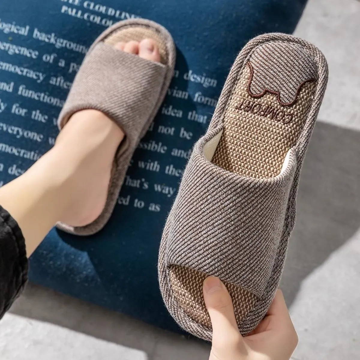 Open Toe Flats Slippers - Image 2