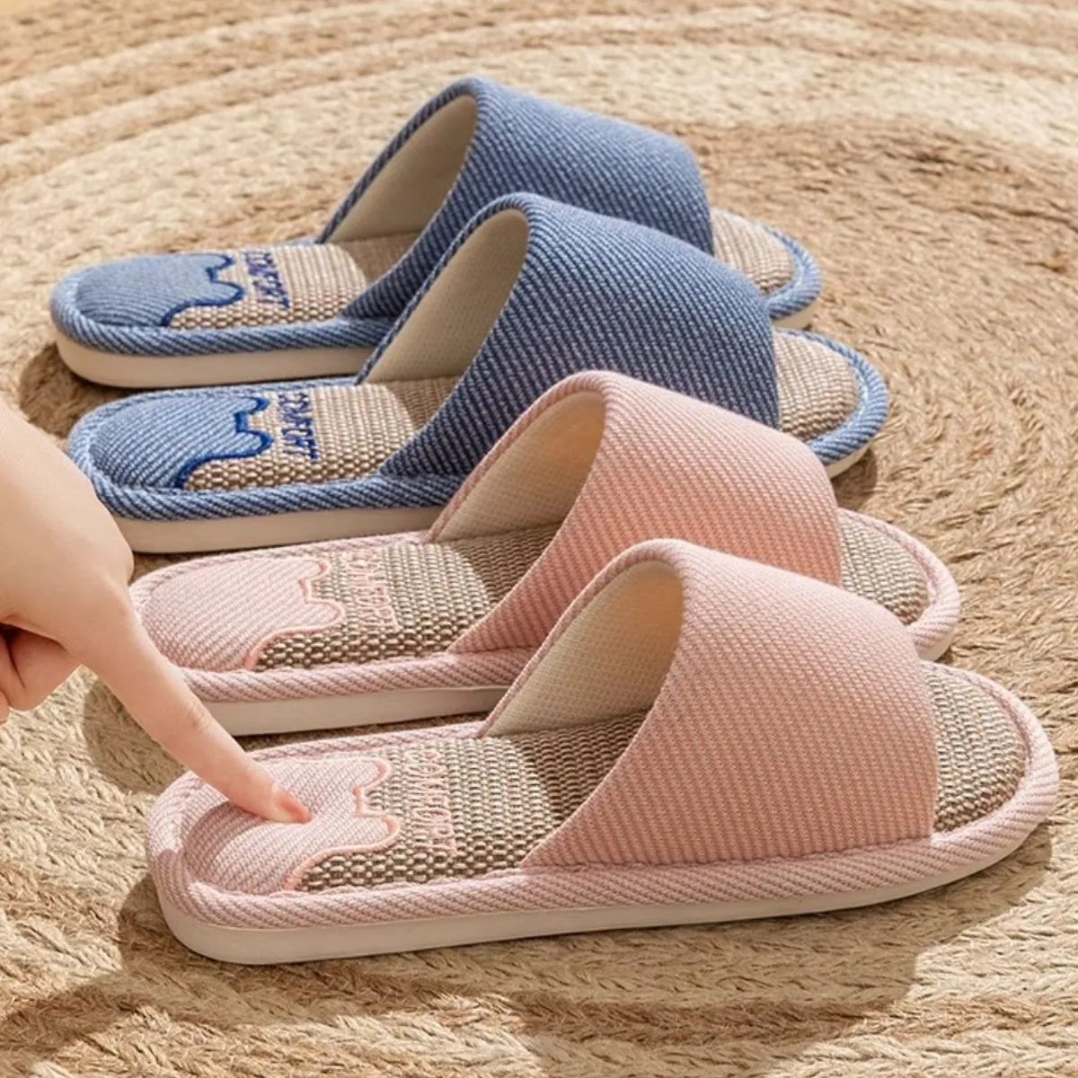Open Toe Flats Slippers - Image 6