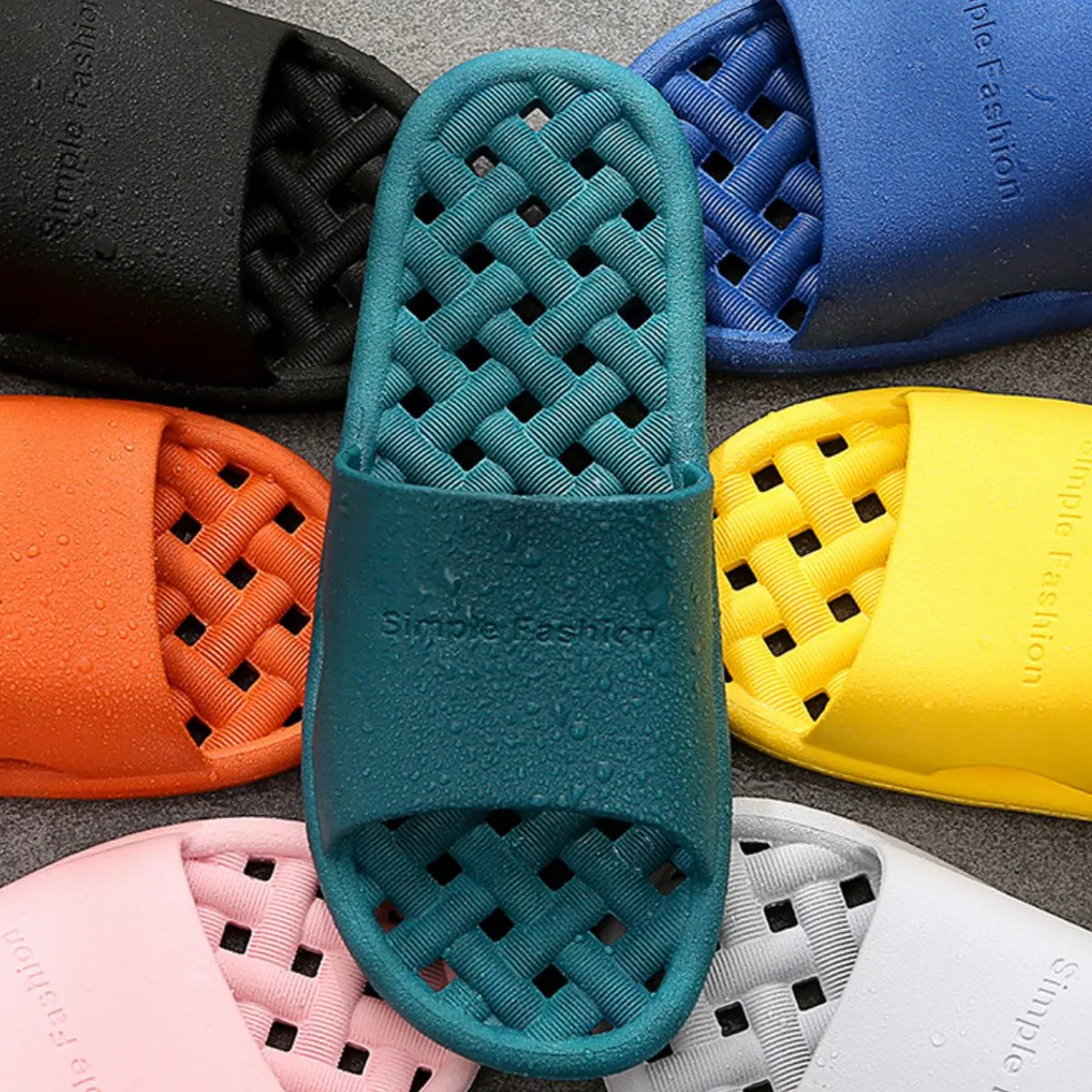 Open Toe Platform Slippers - Image 2