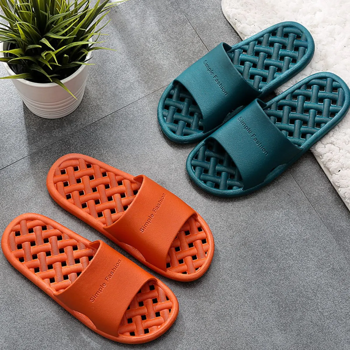 Open Toe Platform Slippers - Image 3