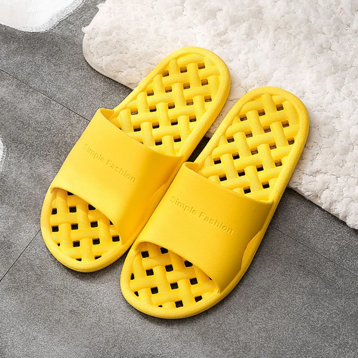 Open Toe Platform Slippers - Image 5