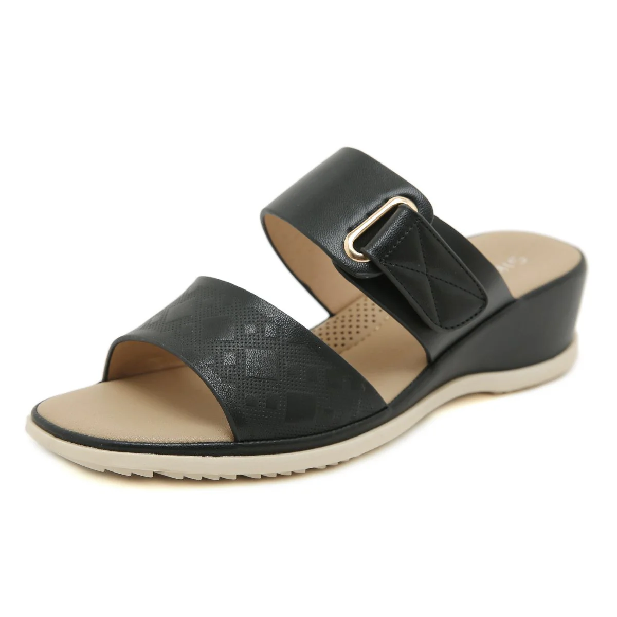 Open Toe Wedge Sandals - Image 4