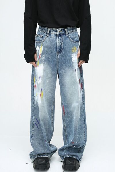 Painting Jeans with Pockets