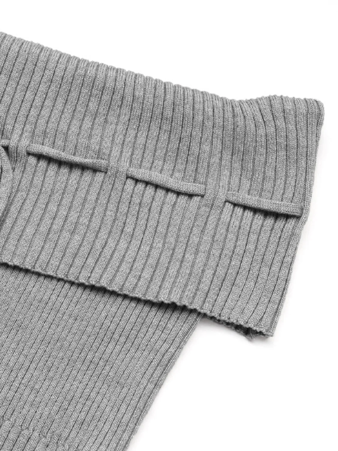Perfee Tied Off-Shoulder Short Sleeve Knit Top - Image 6