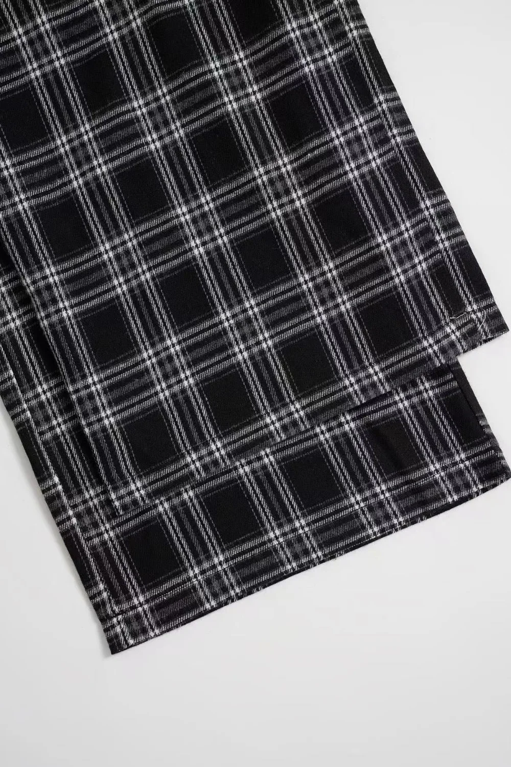 Plaid Wide Leg Pants - Image 7
