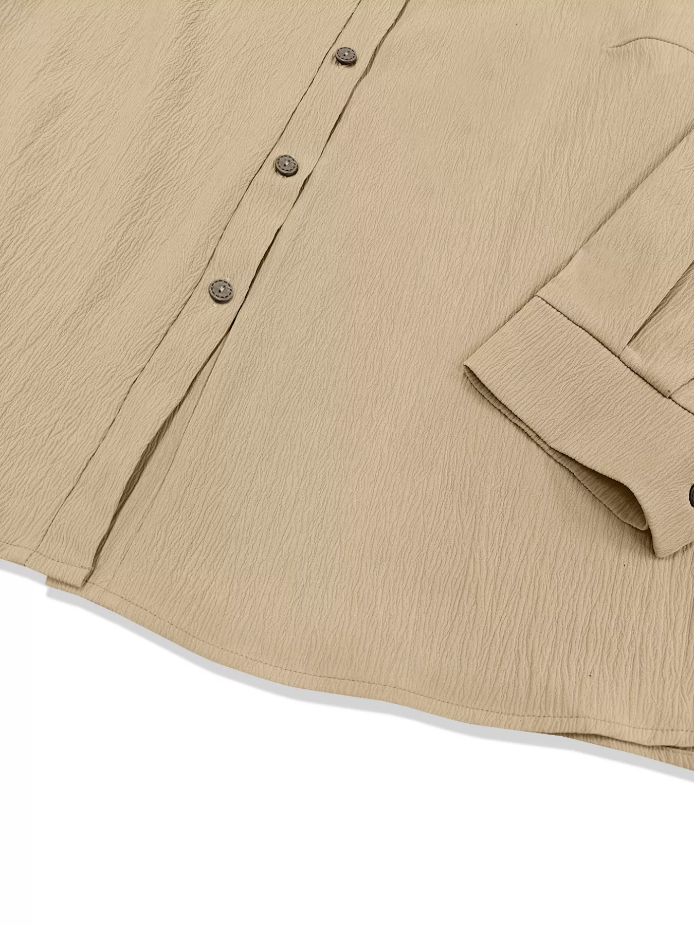 Plus Size Casual Long Sleeve Button-Down Shirt - Image 10