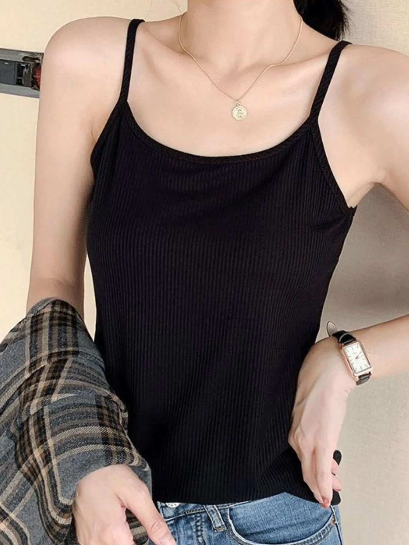 Plus Size Scoop Neck Cami Top - Image 2
