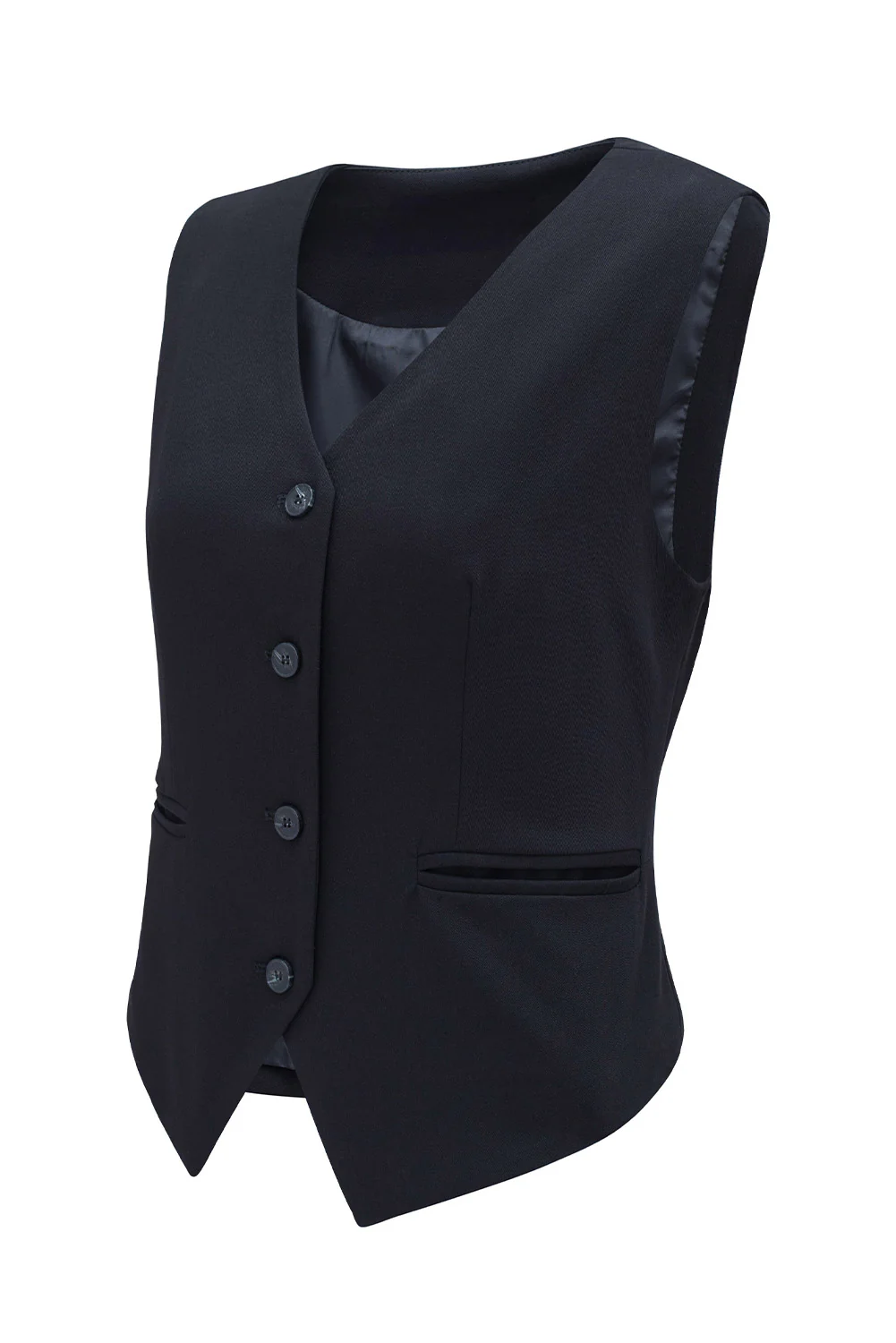 Pocketed Button Up Vest - Image 7