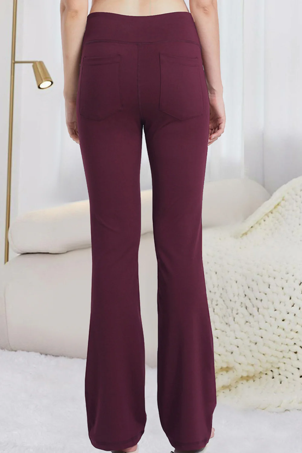 Pocketed High Waist Active Pants - Image 12