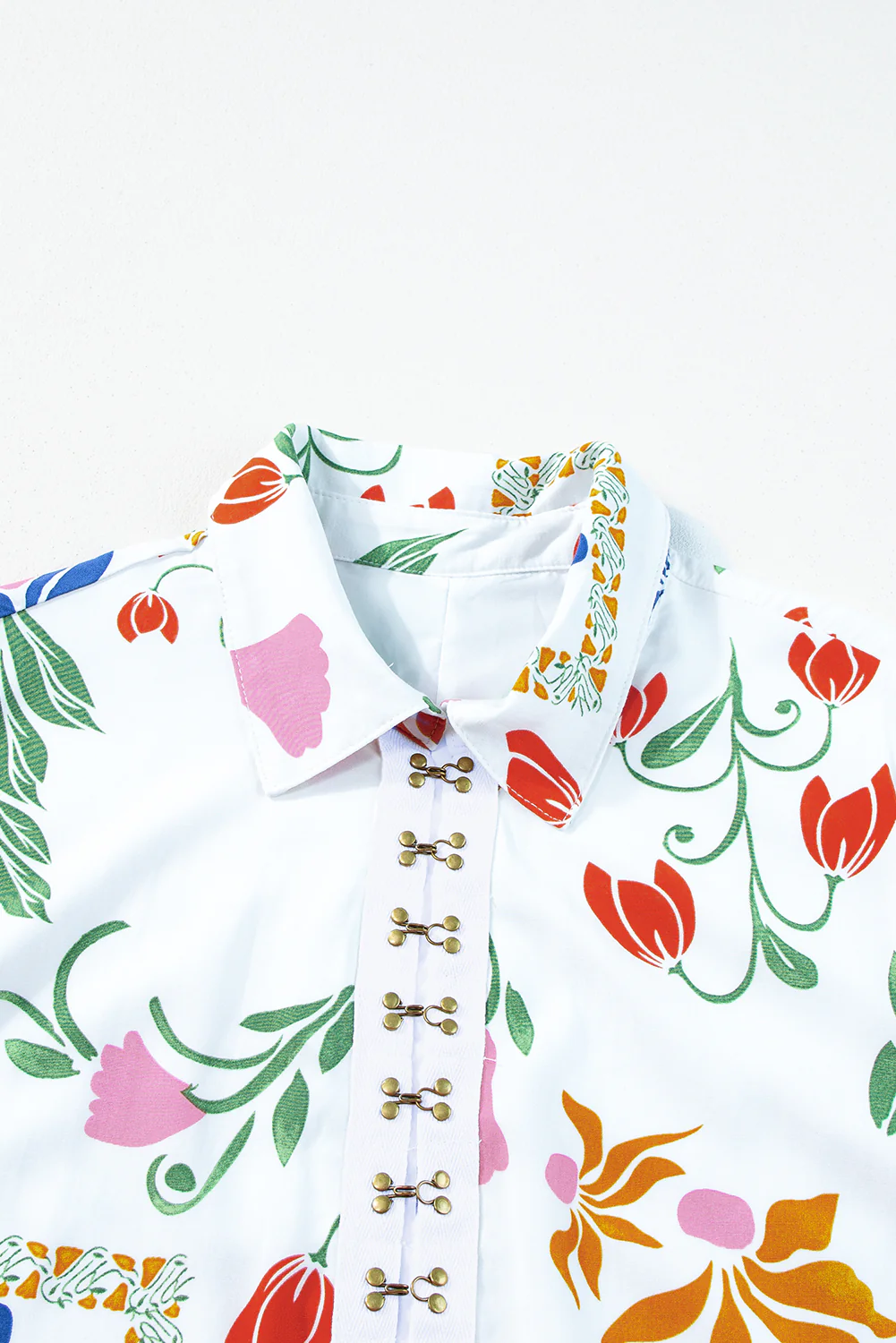 Pocketed Printed Half Sleeve Romper - Image 5