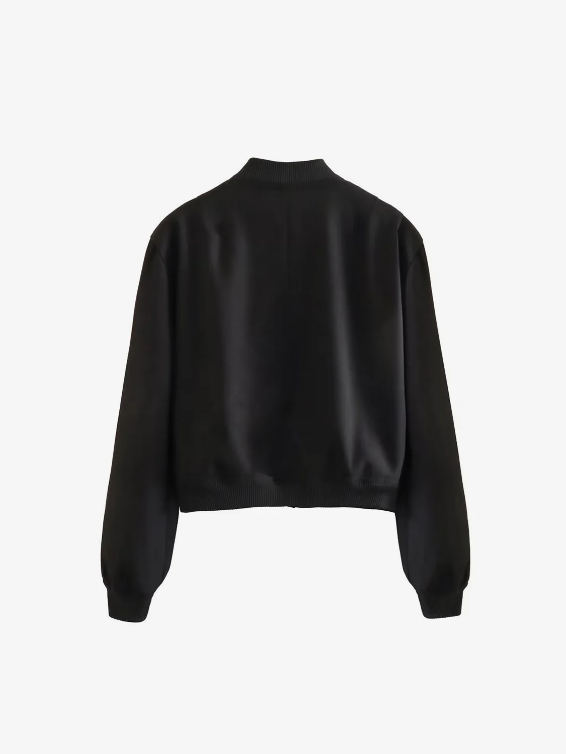 Pocketed Snap Down Baseball Collar Jacket - Image 6