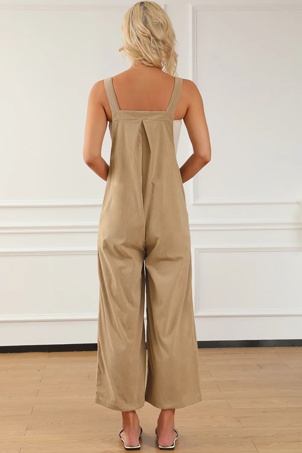 Pocketed Wide Leg Overall - Image 18