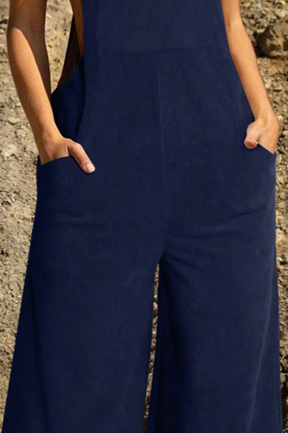 Pocketed Wide Leg Overall - Image 27