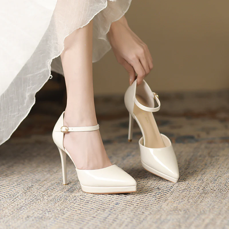 Point Toe Stiletto Pumps - Image 9