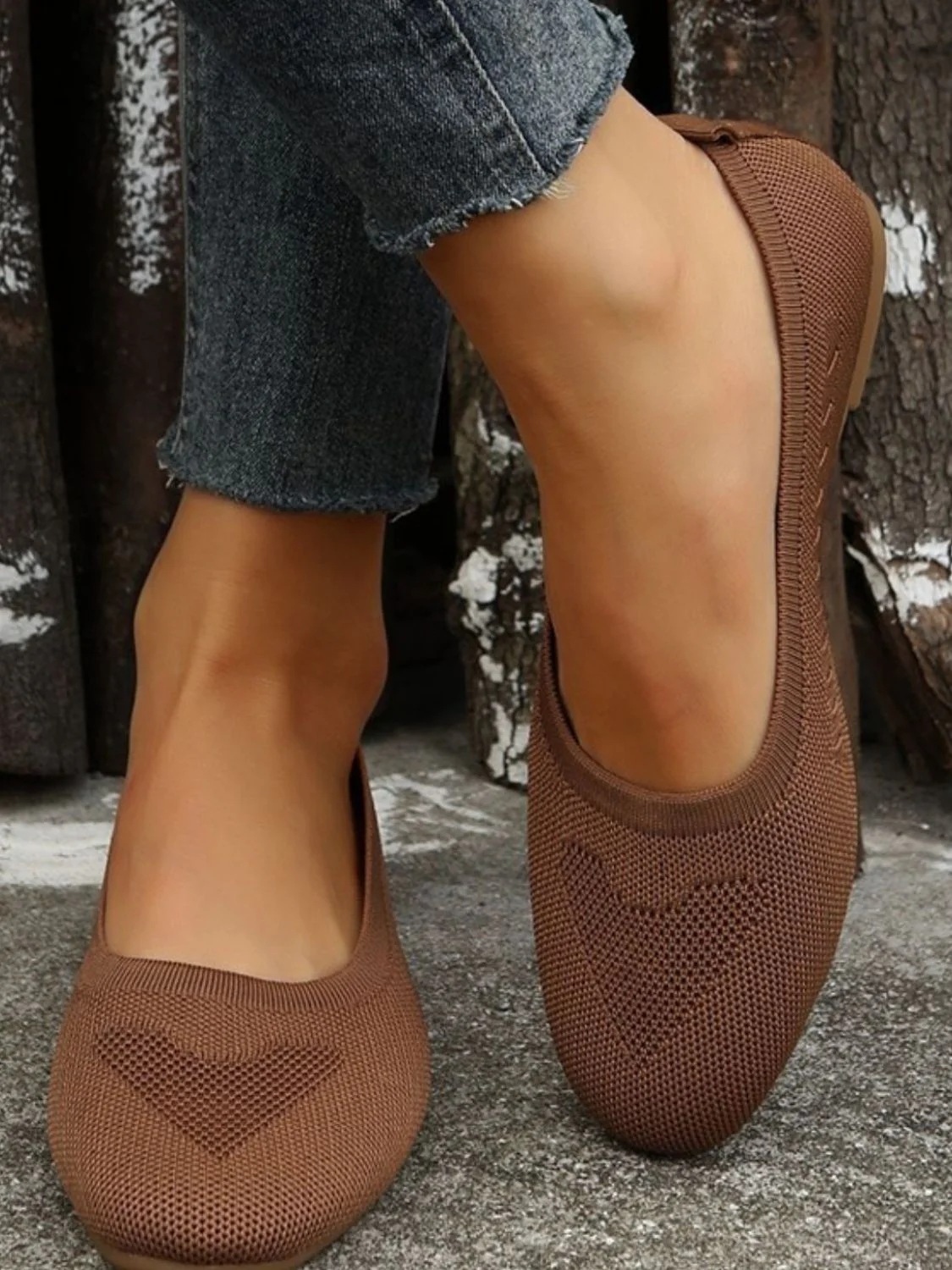 Polyester Flat Slip-Ons - Image 2