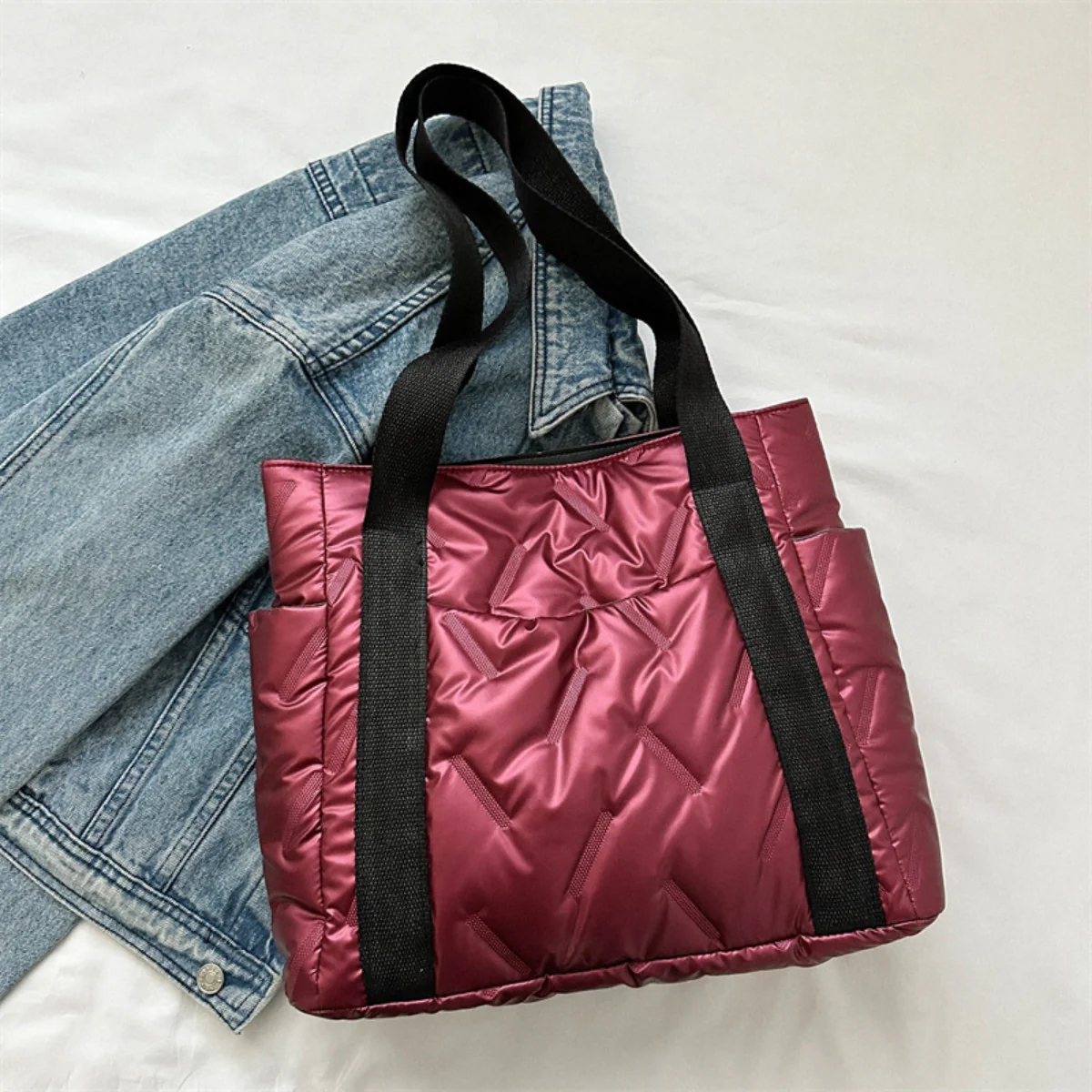 Polyester Tote Bag with Zipper - Image 11