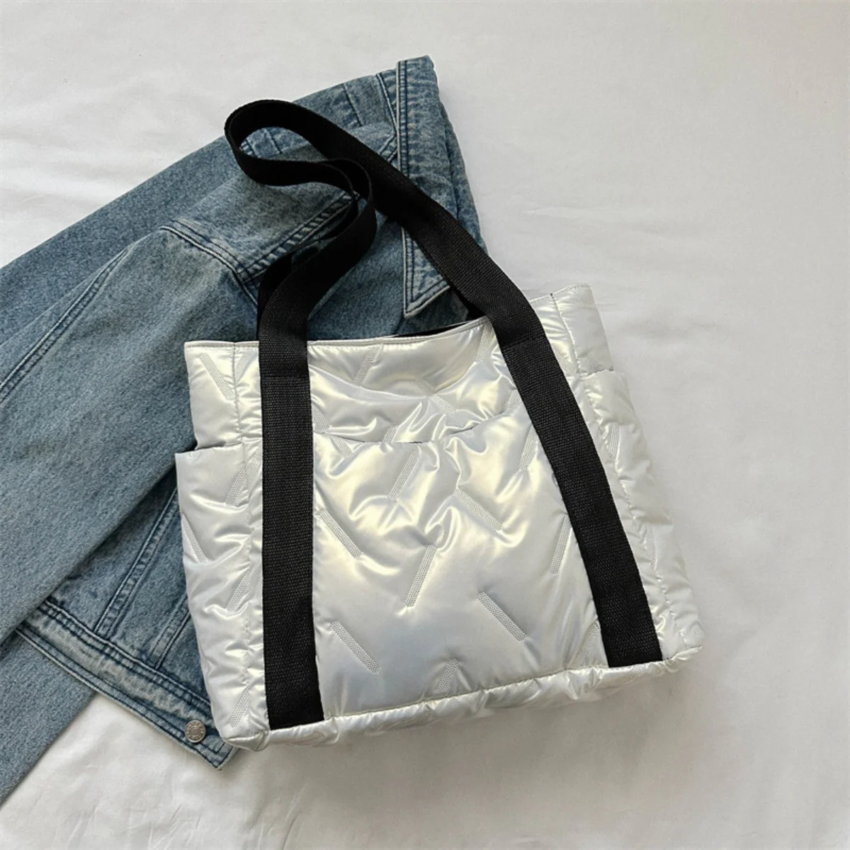 Polyester Tote Bag with Zipper - Image 9