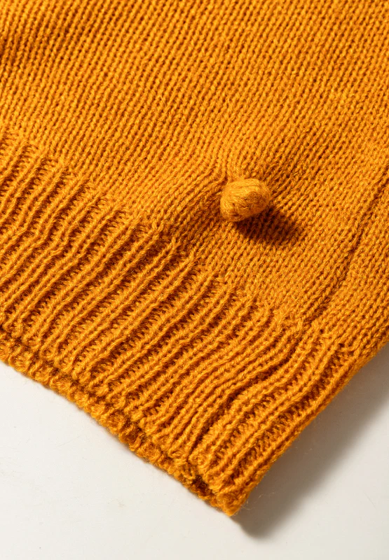 Pompom Color Block Open Front Cardigan - Image 16