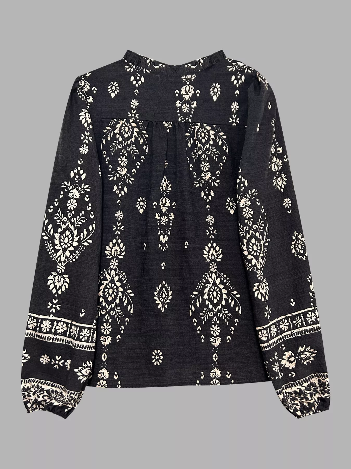 Printed Long Sleeve Blouse - Image 15
