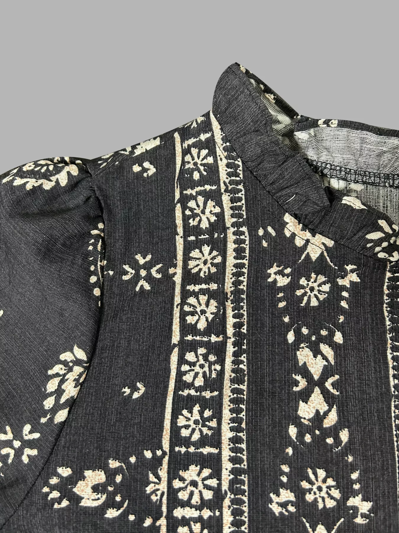 Printed Long Sleeve Blouse - Image 16