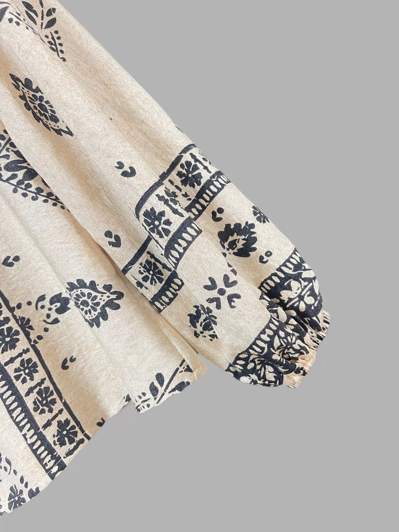 Printed Long Sleeve Blouse - Image 8