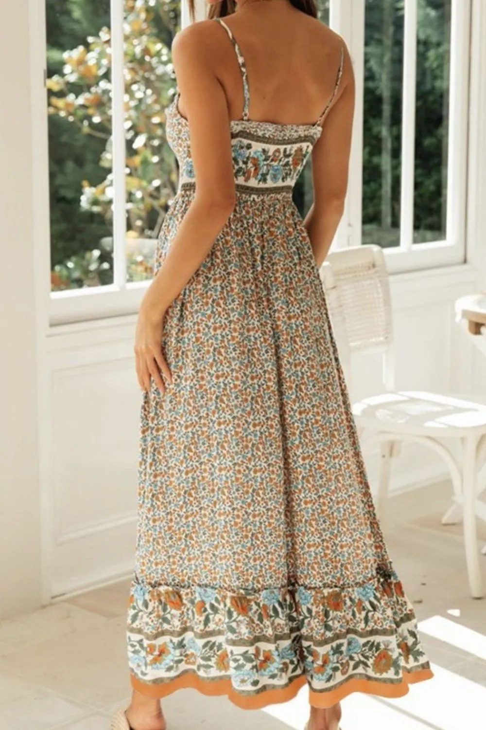 Printed Maxi Cami Dress - Image 13