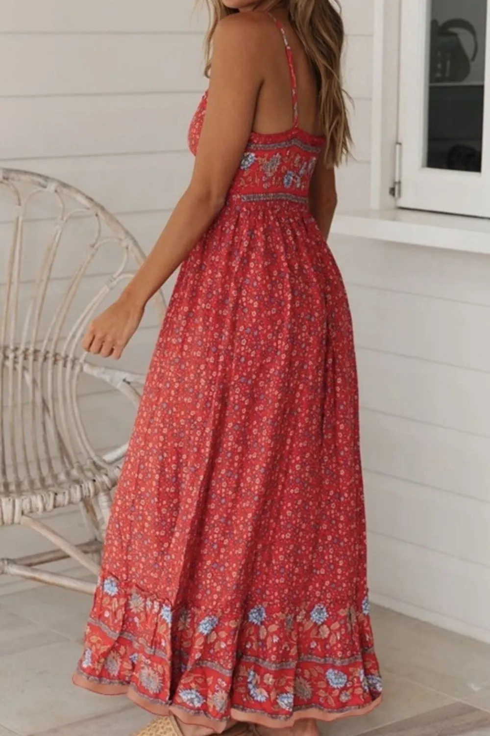 Printed Maxi Cami Dress - Image 3