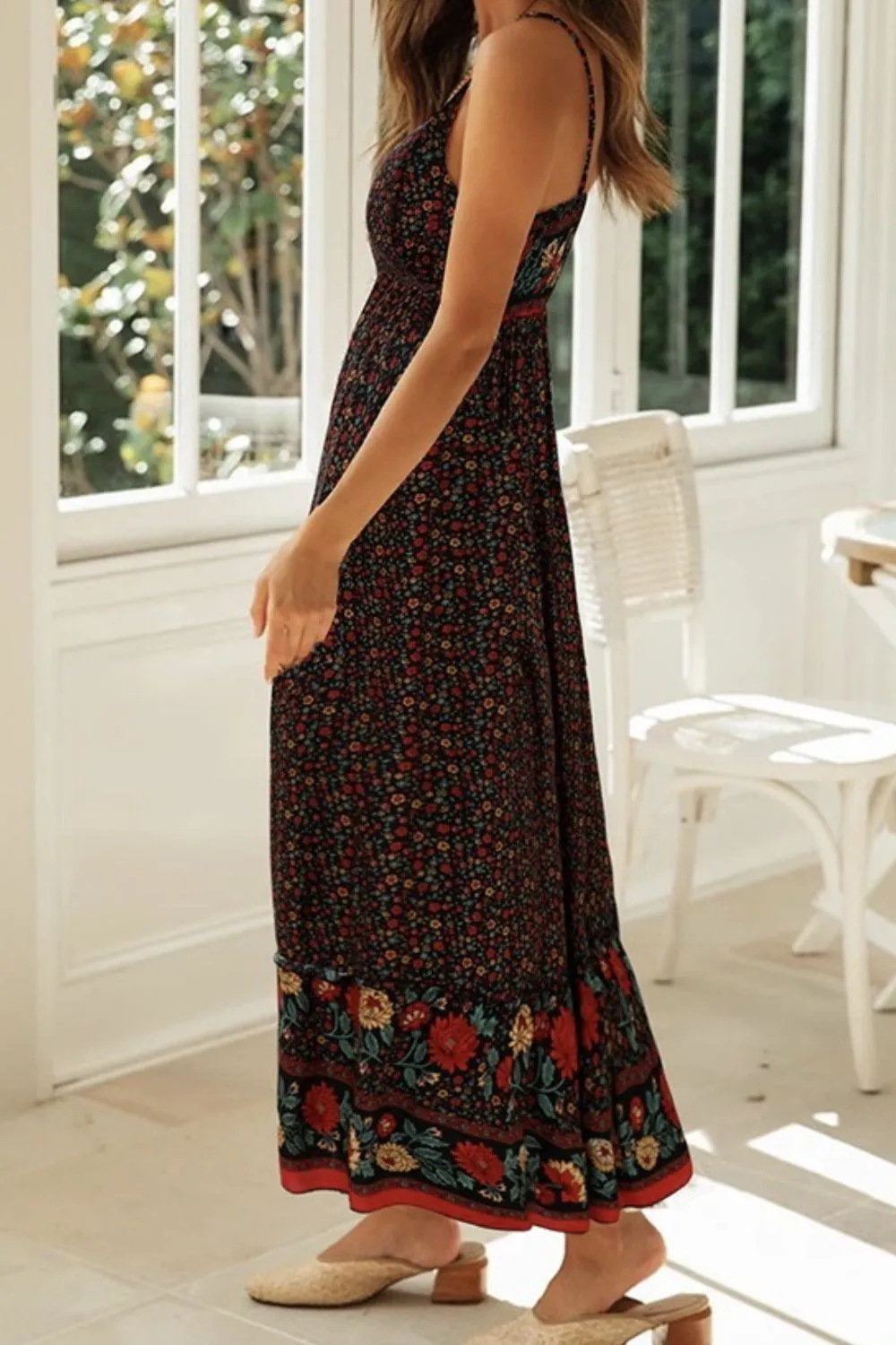 Printed Maxi Cami Dress - Image 6
