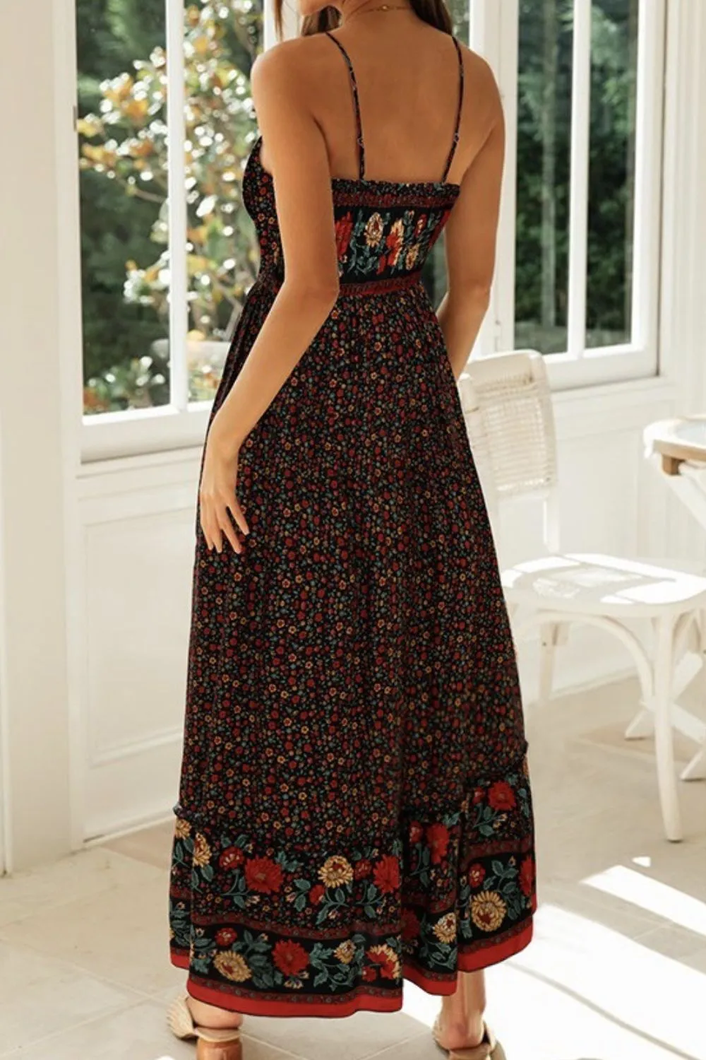 Printed Maxi Cami Dress - Image 8