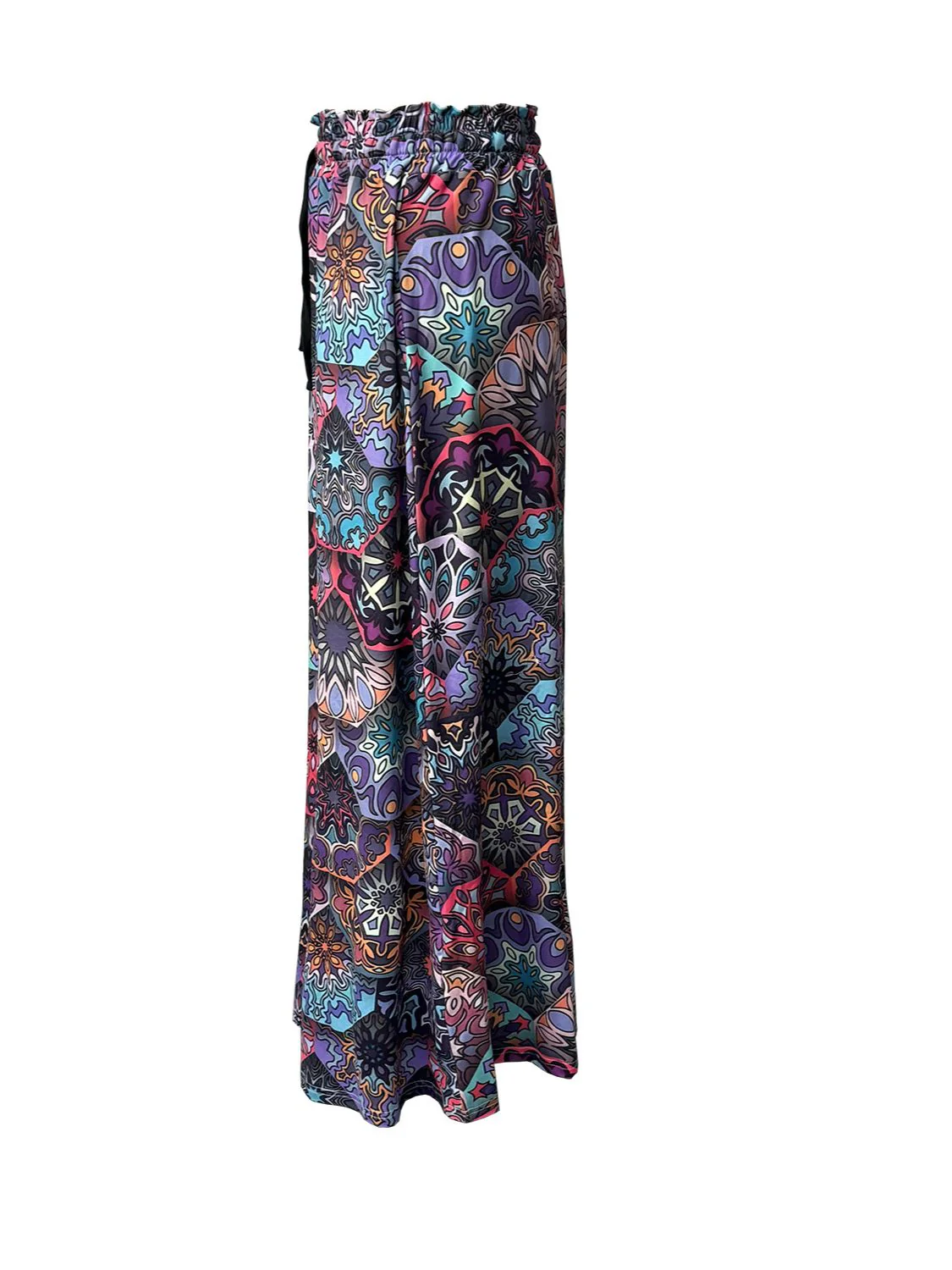 Printed Maxi Skirt with Pockets - Image 12
