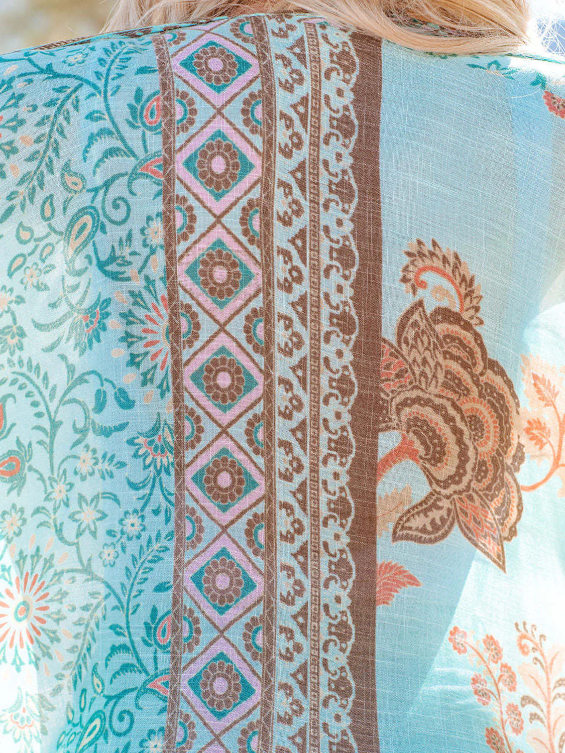 Printed Open Front Cover-Up - Image 3