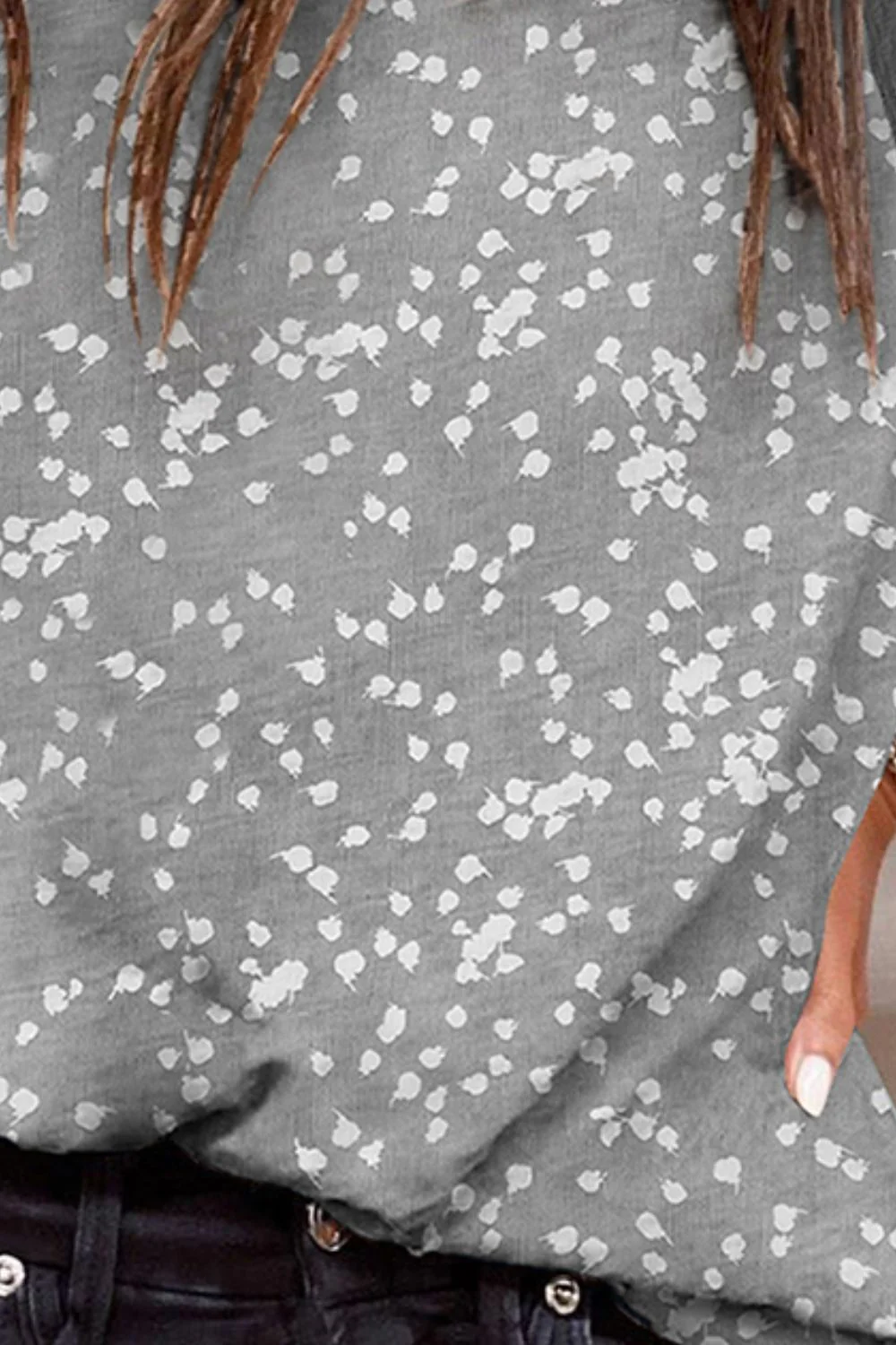 Printed Round Neck Tank - Image 5