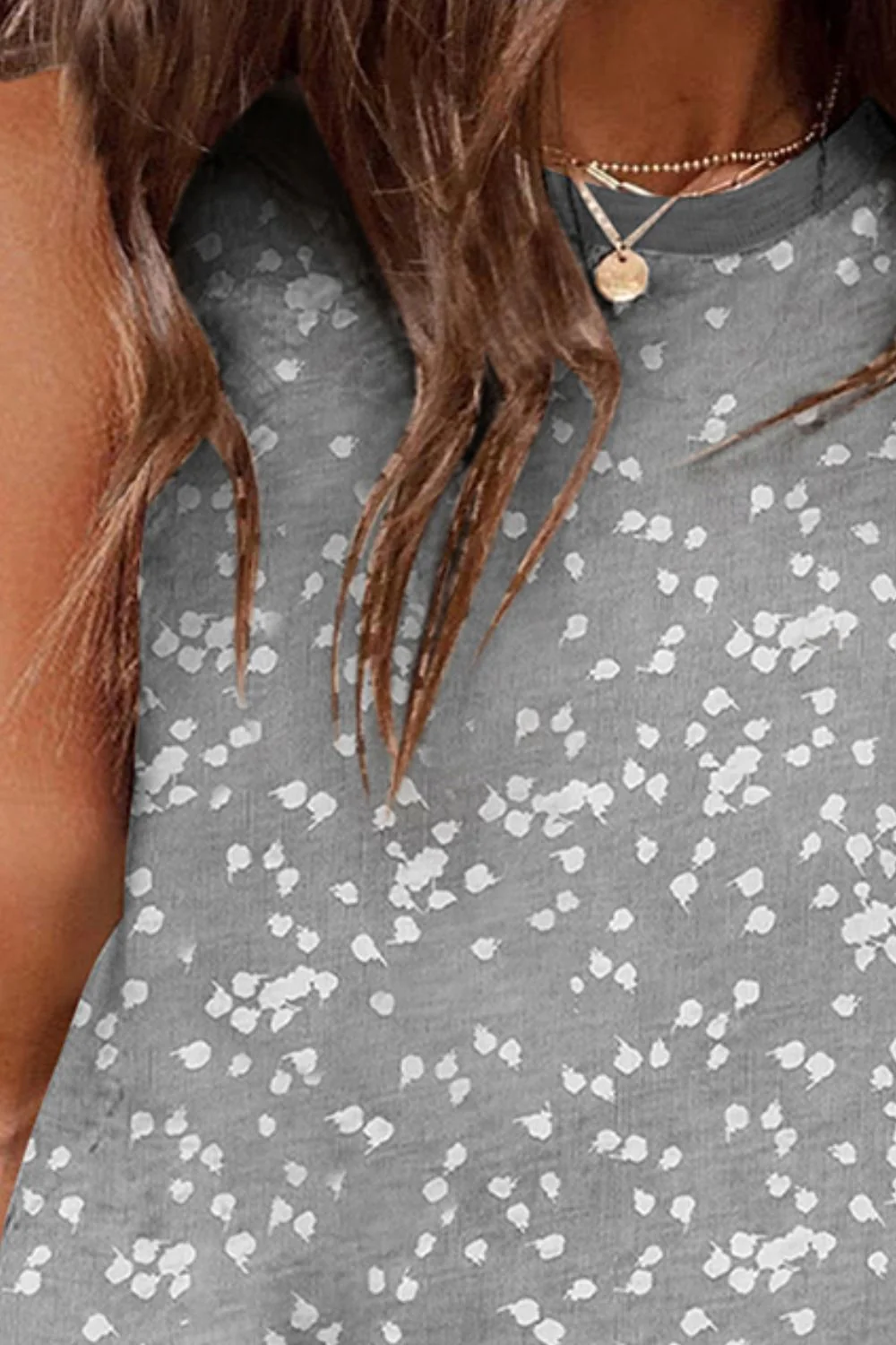 Printed Round Neck Tank - Image 6
