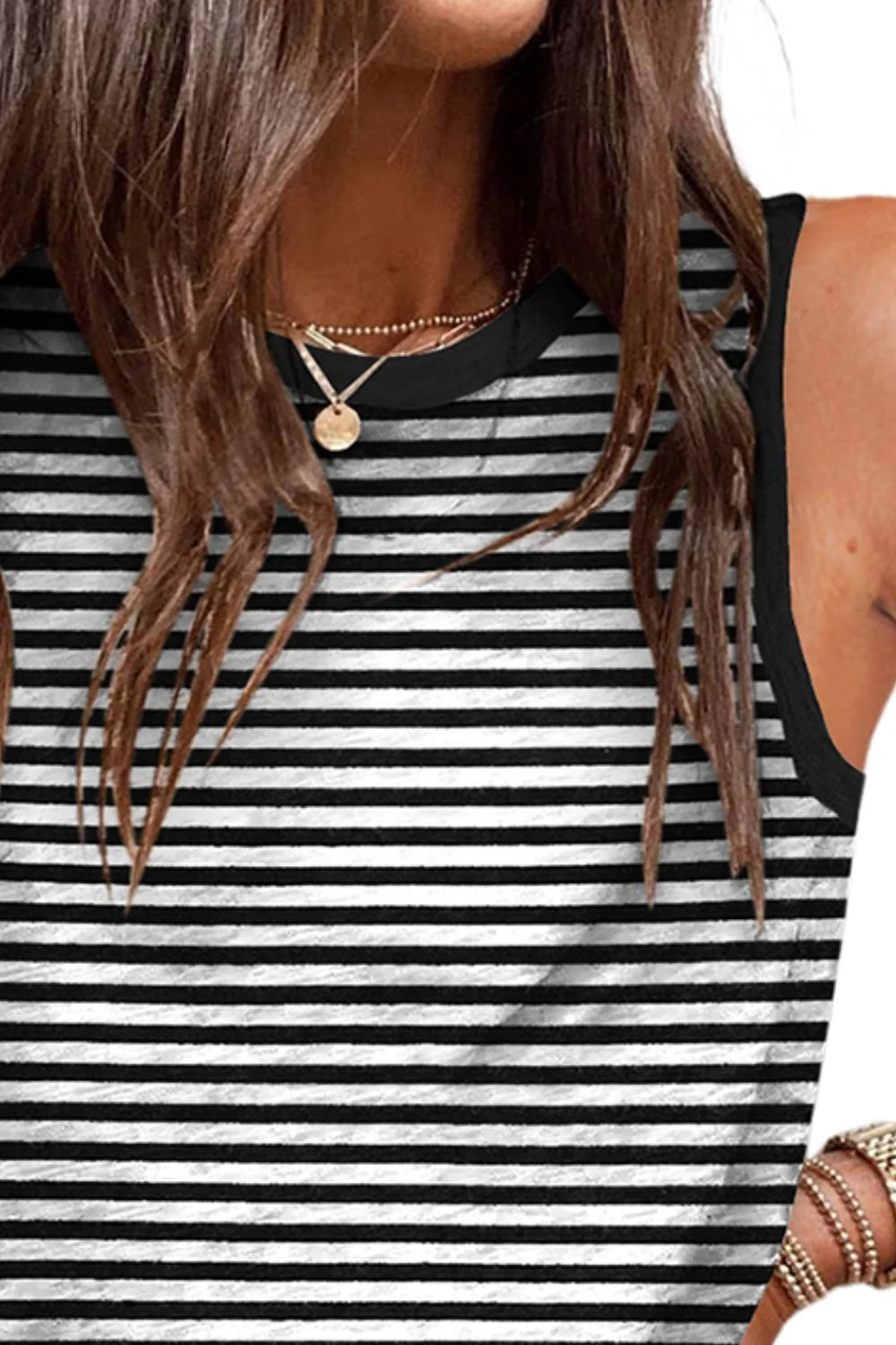 Printed Round Neck Tank - Image 9