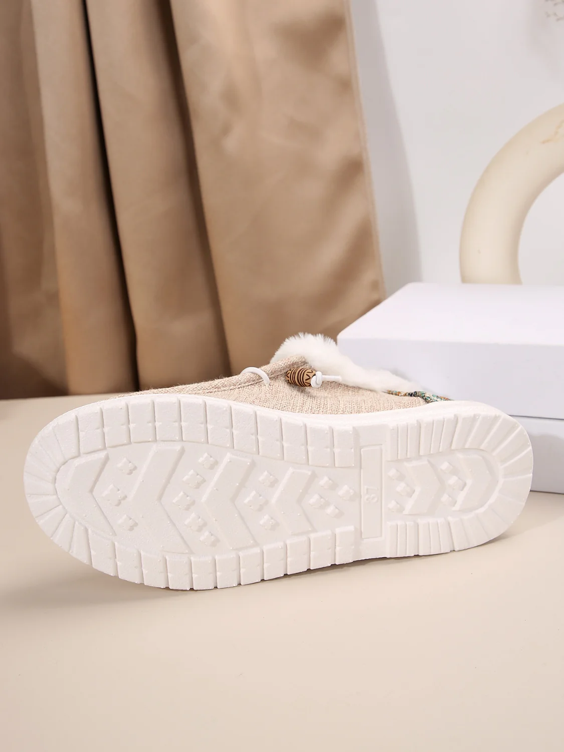 Printed Round Toe Flat Slip-Ons - Image 15