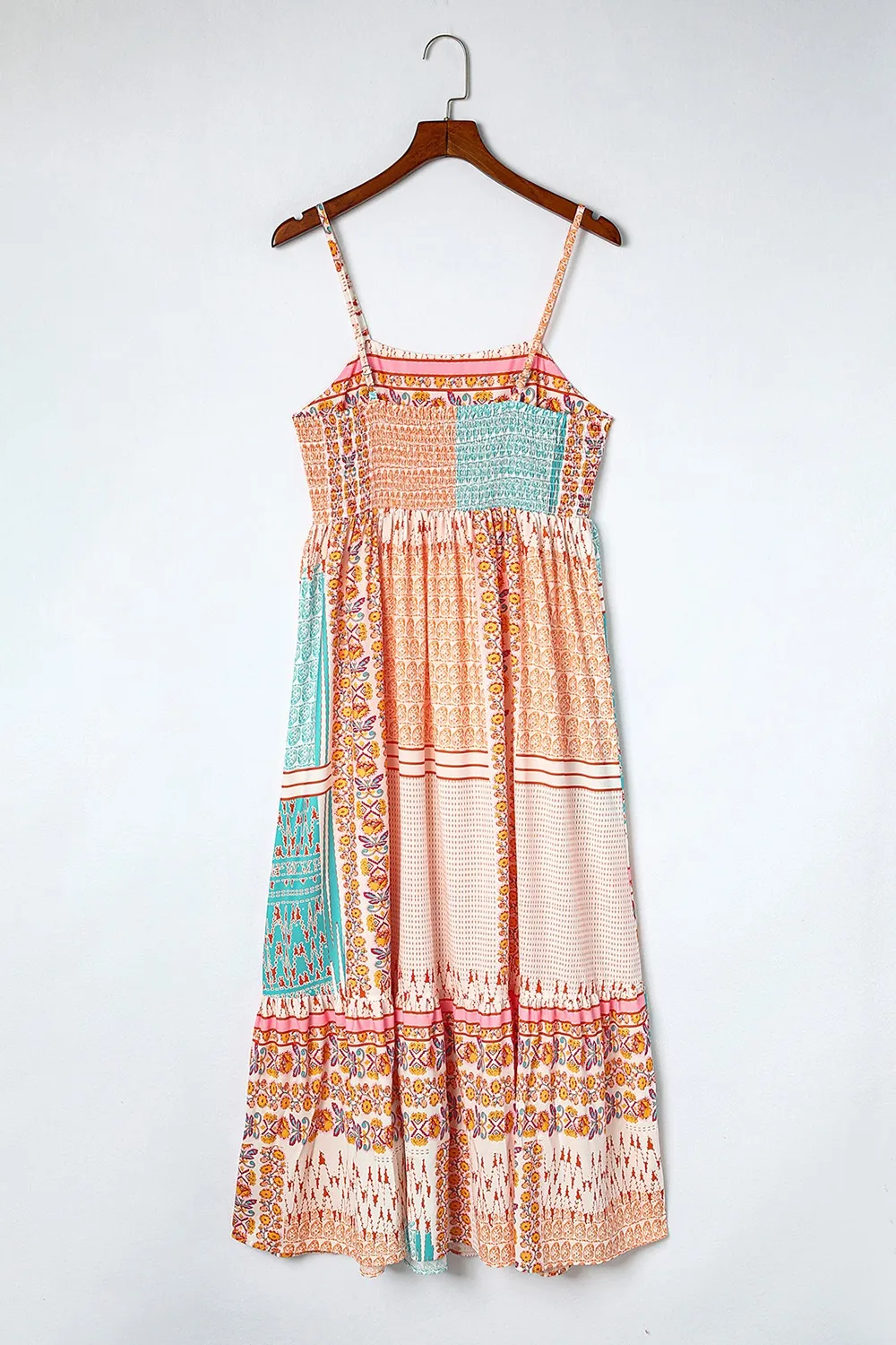 Printed Square Neck Cami Dress - Image 7
