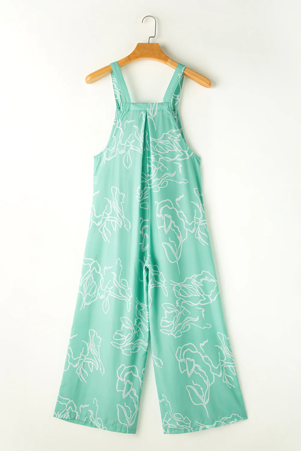 Printed Wide Strap Jumpsuit - Image 5