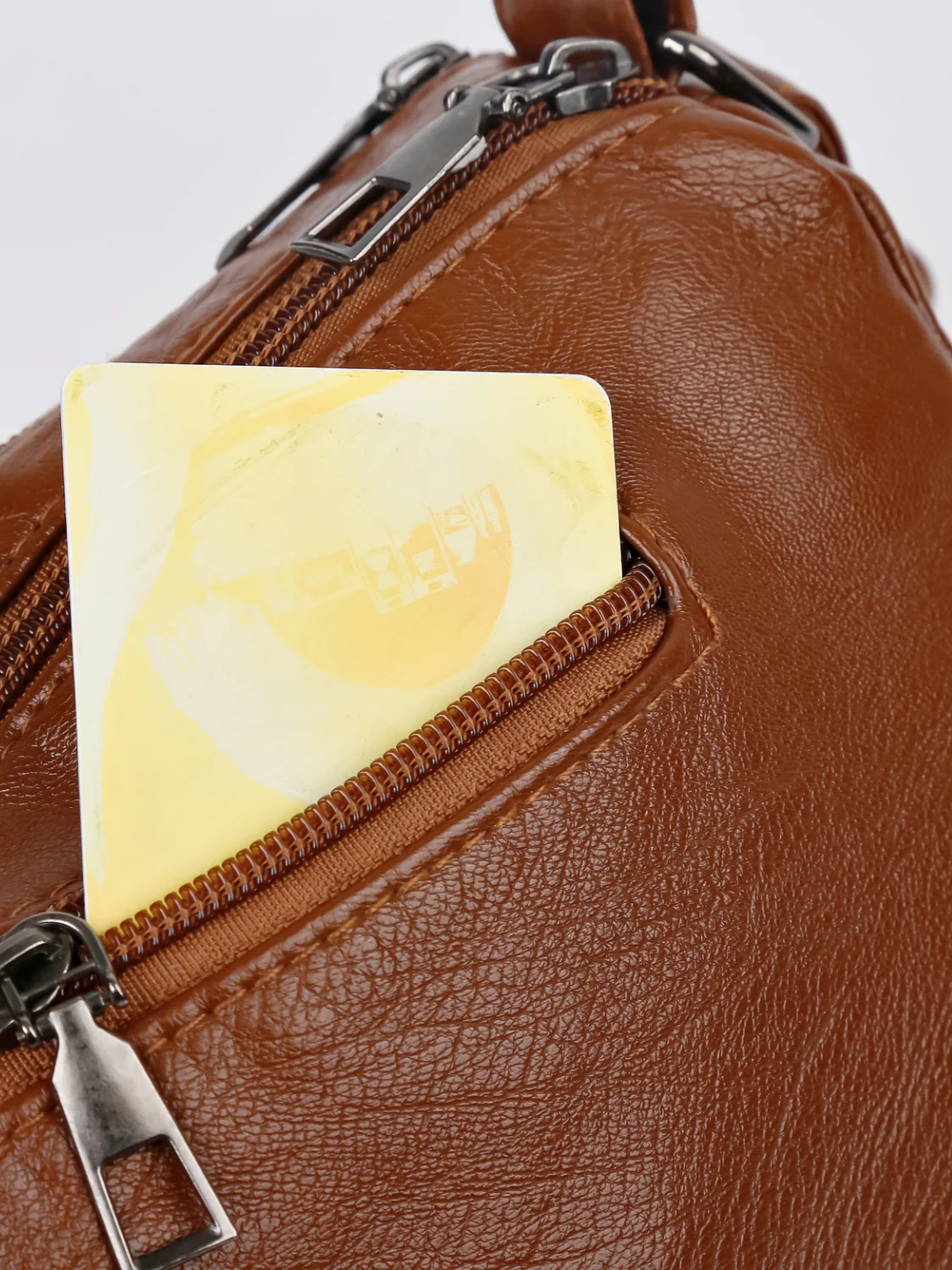 PU Leather Adjustable Strap Shoulder Bag - Image 11