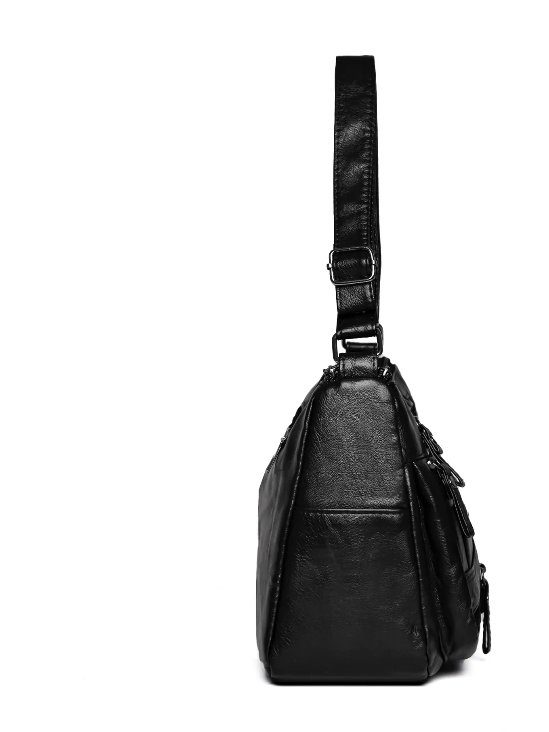 PU Leather Adjustable Strap Shoulder Bag - Image 3