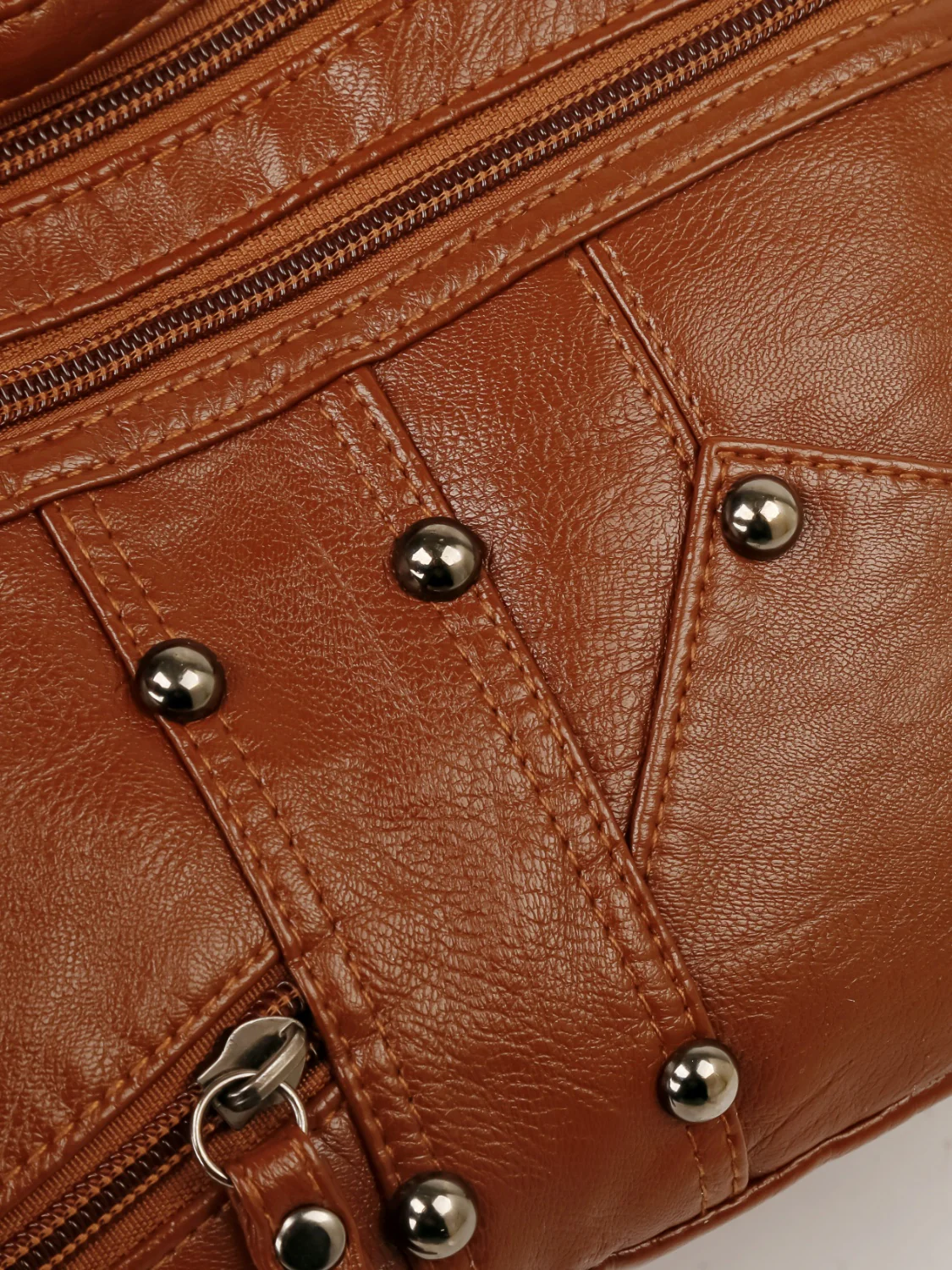PU Leather Adjustable Strap Shoulder Bag - Image 8