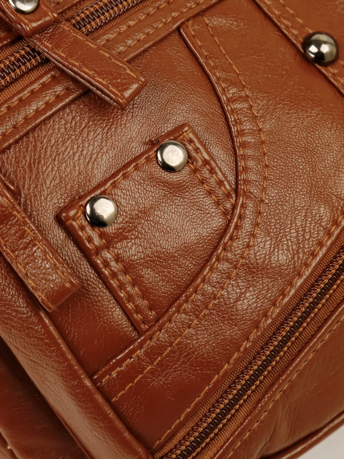 PU Leather Adjustable Strap Shoulder Bag - Image 9