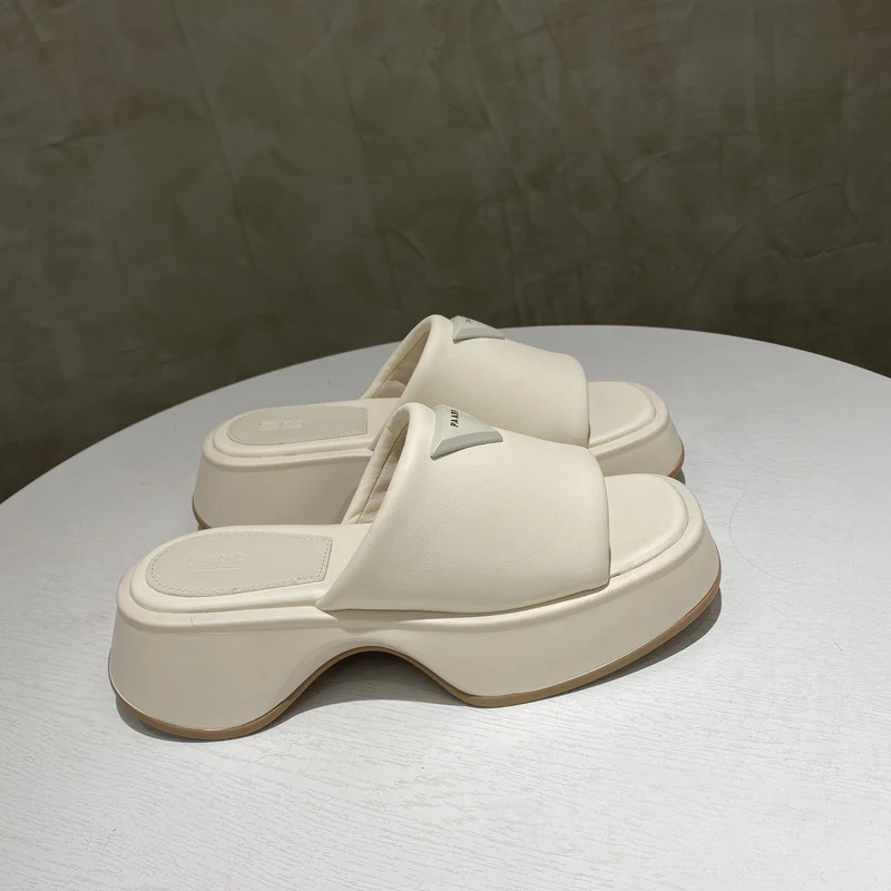 PU Leather Platform Sandals - Image 3