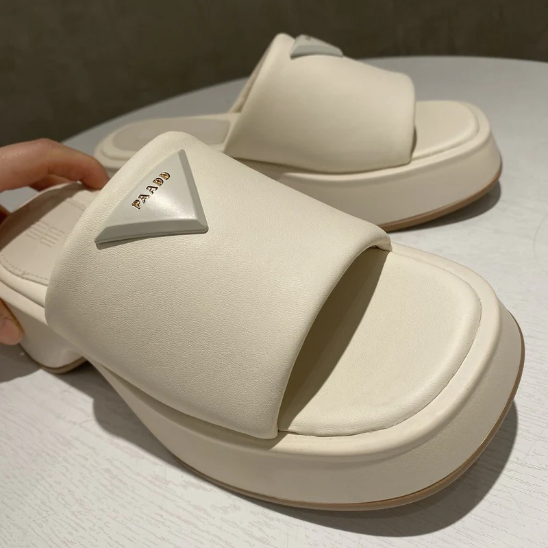PU Leather Platform Sandals - Image 4