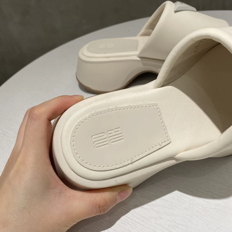PU Leather Platform Sandals - Image 5